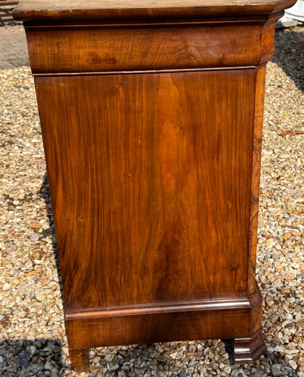 Burr walnut Louis Philippe Commode  View V