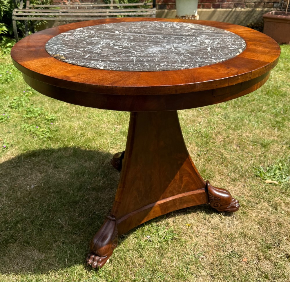 French Empire period Gueridon or centre table  View II