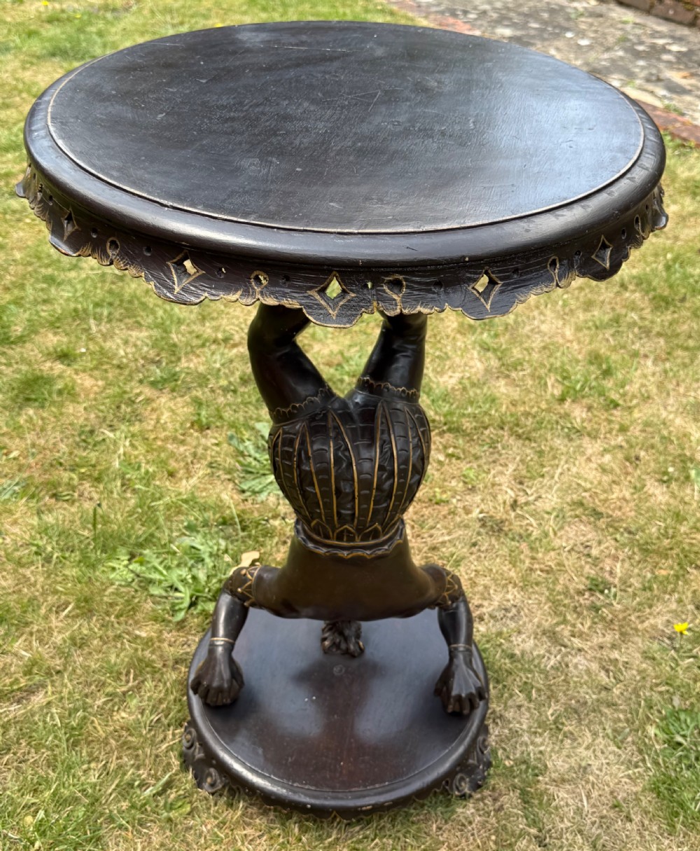 Venetian painted table View III