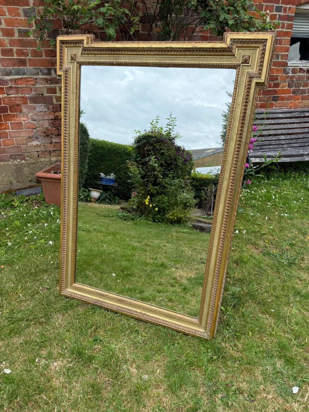 19th Century gilt mirror 