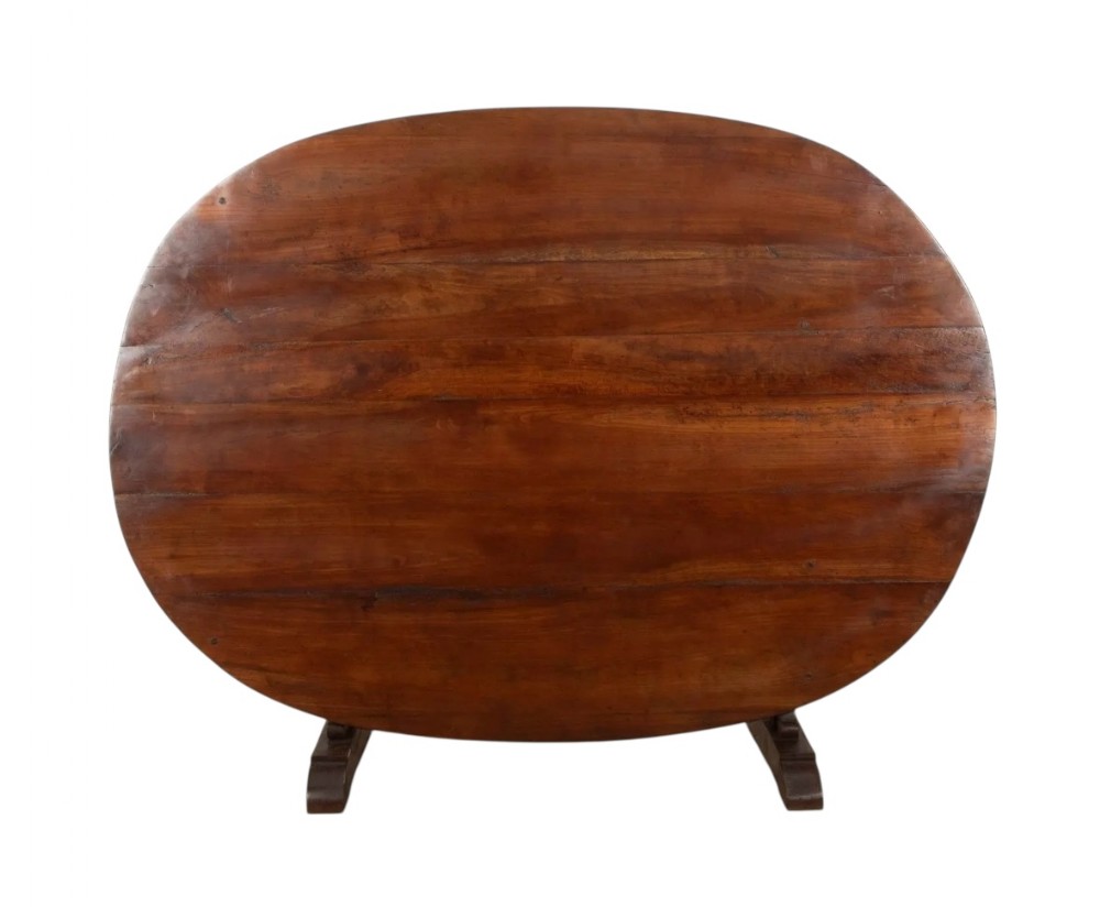 19th Century French Cherry Wood Vendage or Vinyard Table 