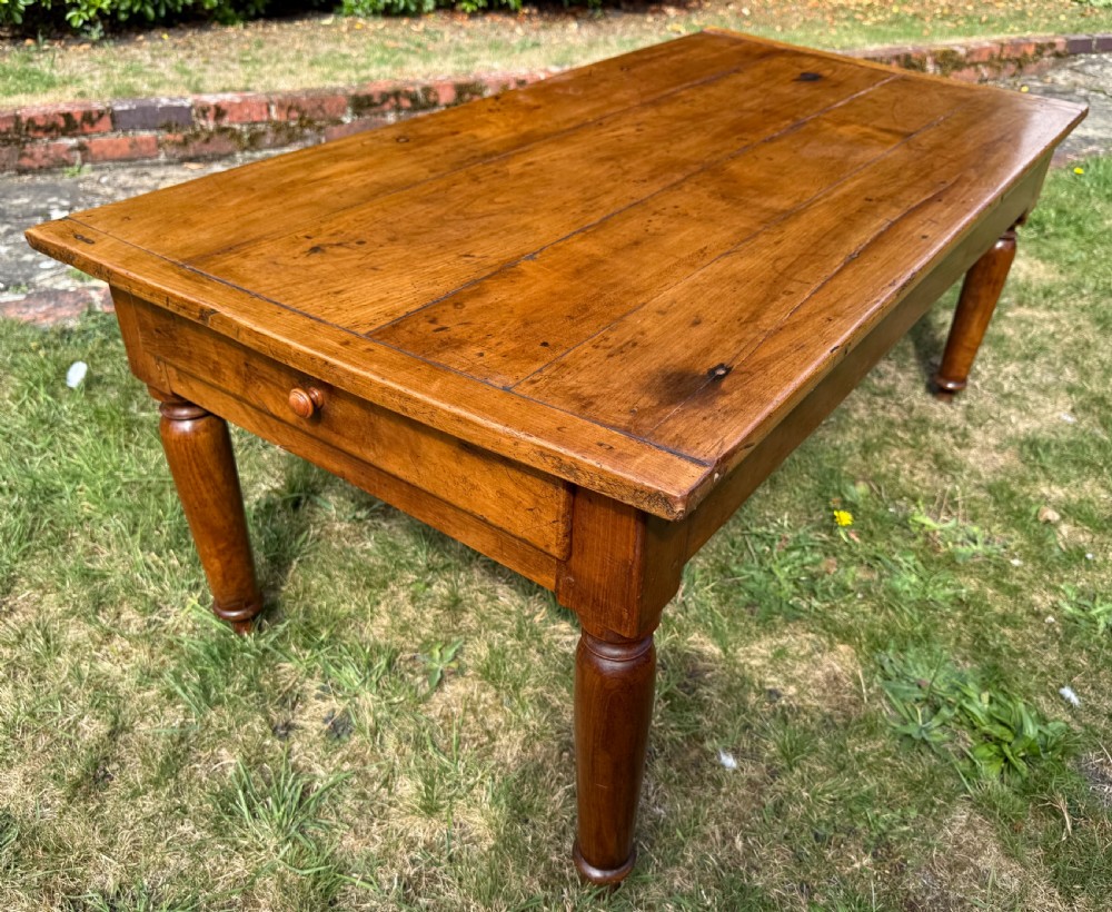 19th Century Cherrywood coffee table  View II