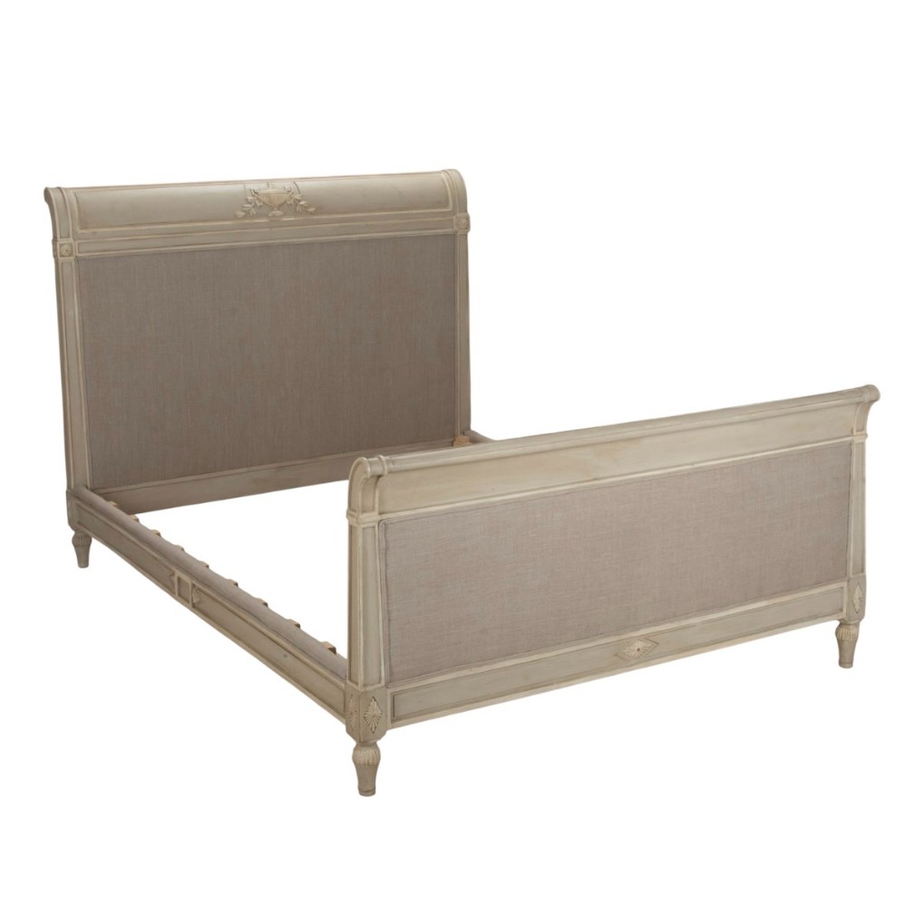 19th Century French Painted Neoclassical Style Kingsize Bed