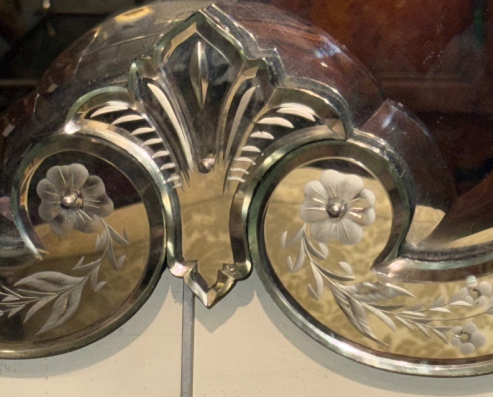 Cut glass and etched Venetian mirror  View IV