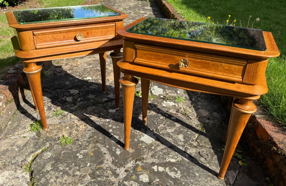 Pair of Art Deco bedside tables