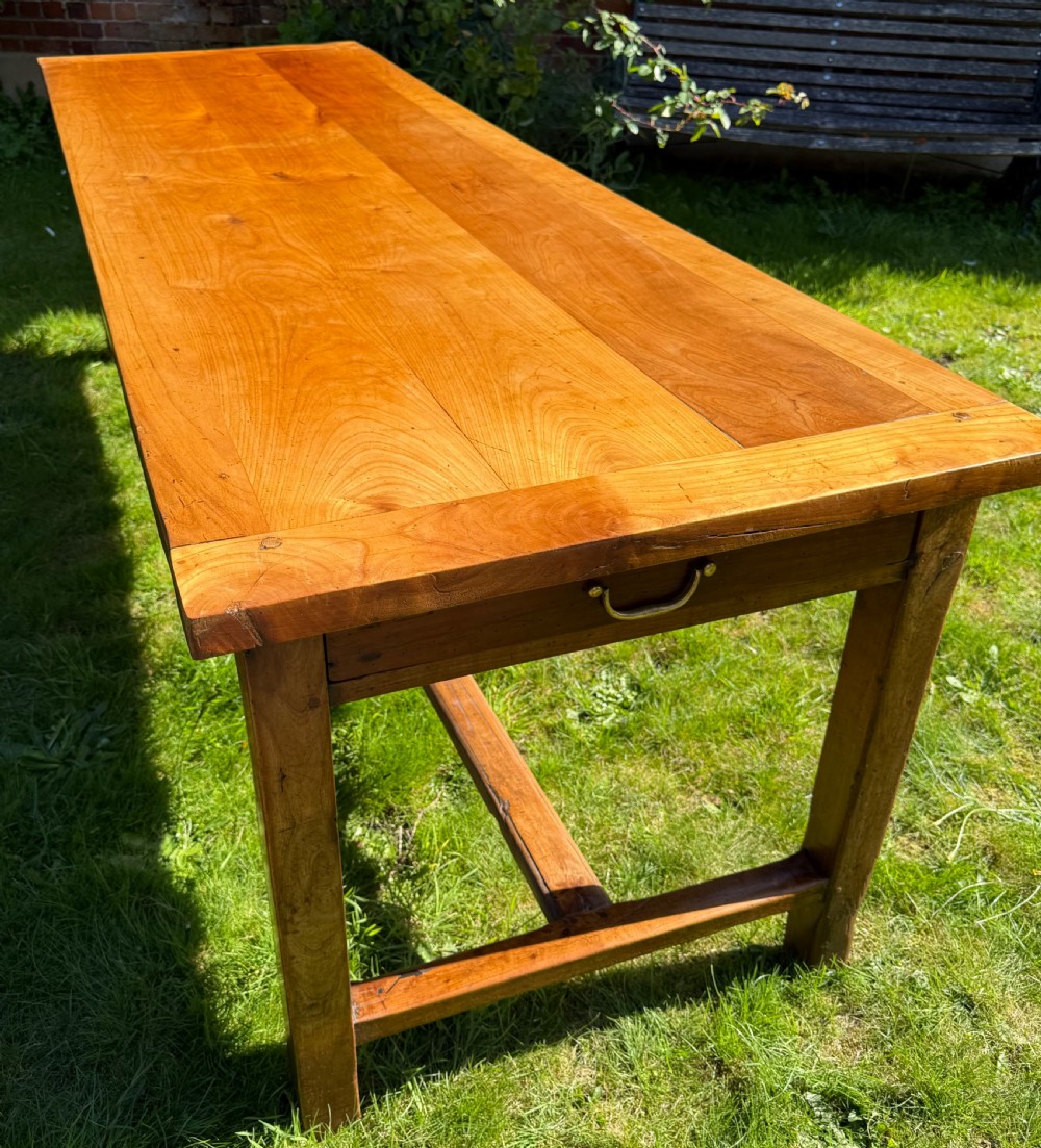 Very large cherrywood  farmhouse table 
