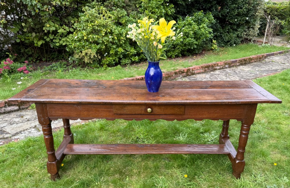 18th Century server or serving table in oak