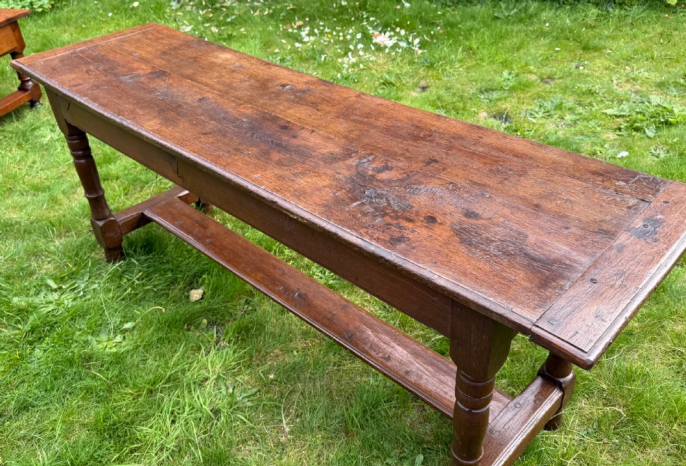 18th Century server or serving table in oak View III