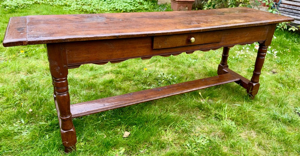 18th Century server or serving table in oak View V