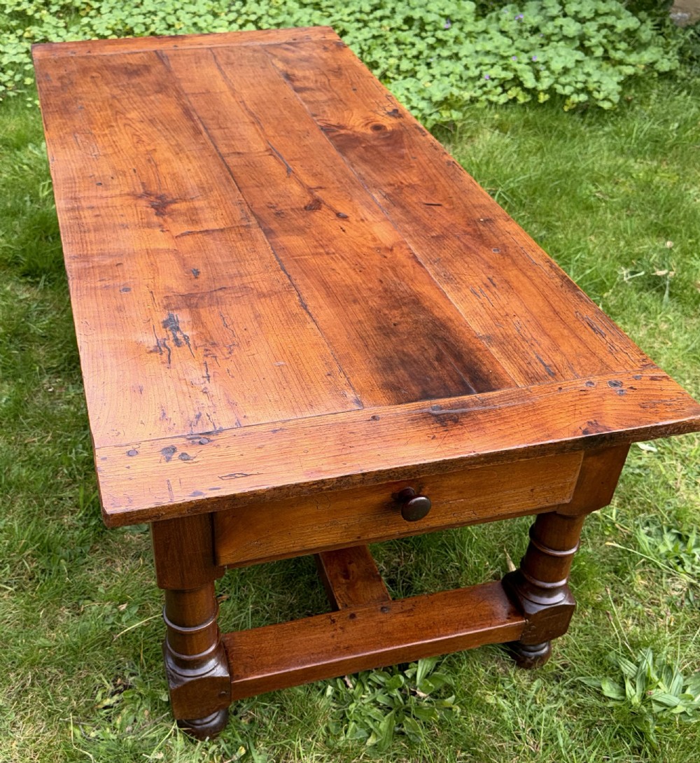 18th Century table reduced in height to make a very attractive Coffee table View III