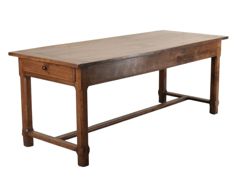 18th Century French Cherry Wood Dining Table 