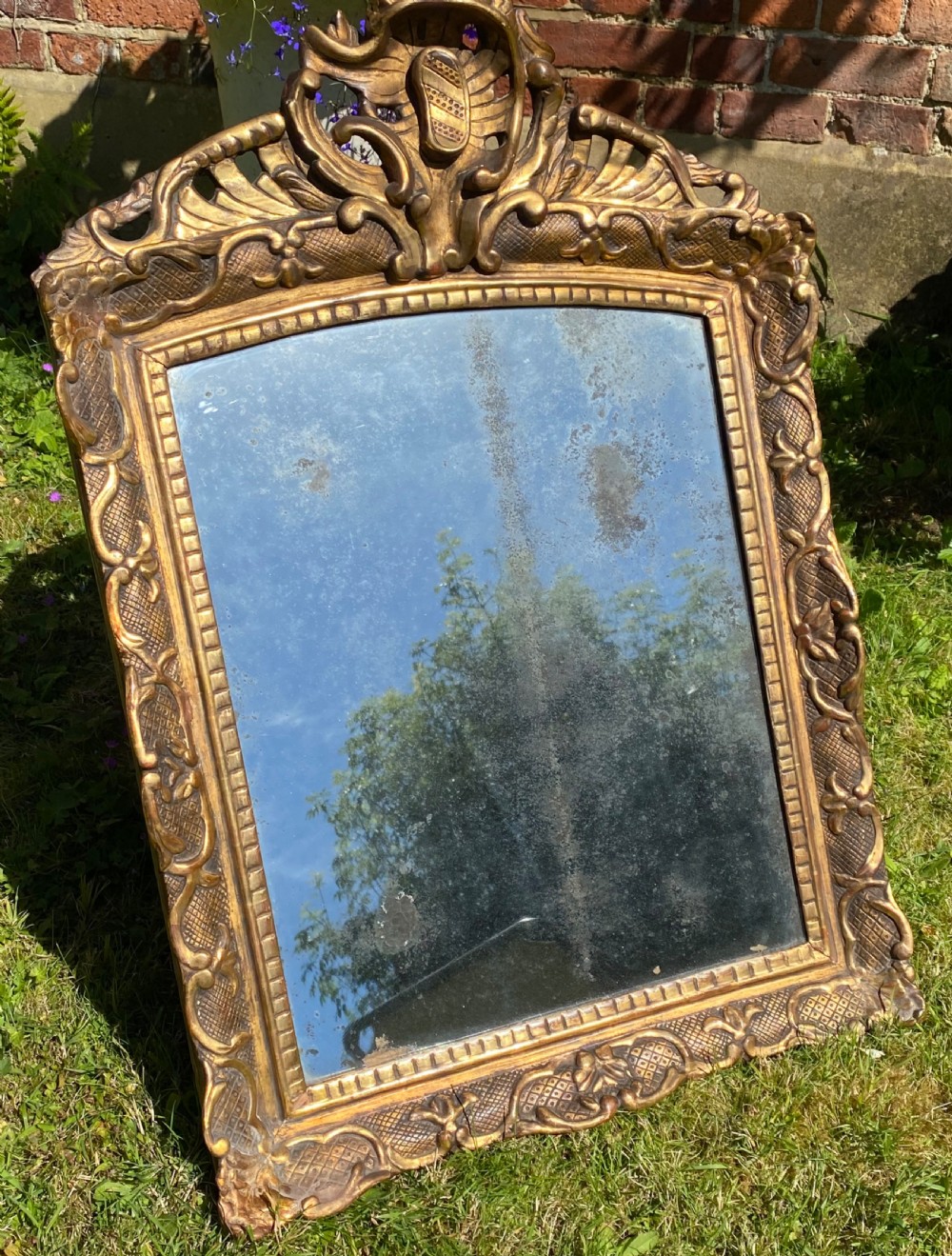18th Century French gilt mirror  View III