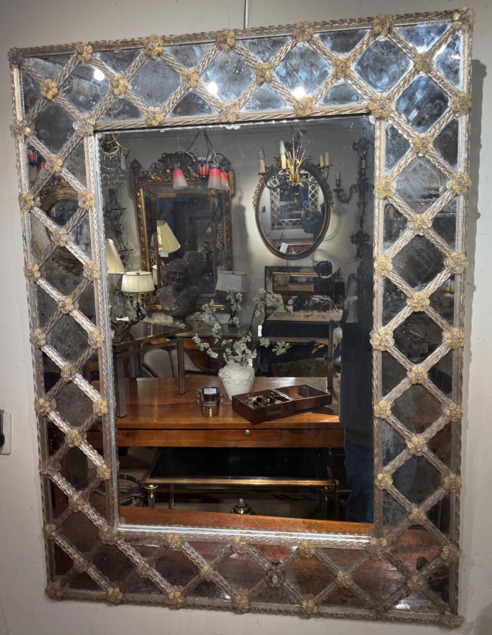 Large Murano mirror