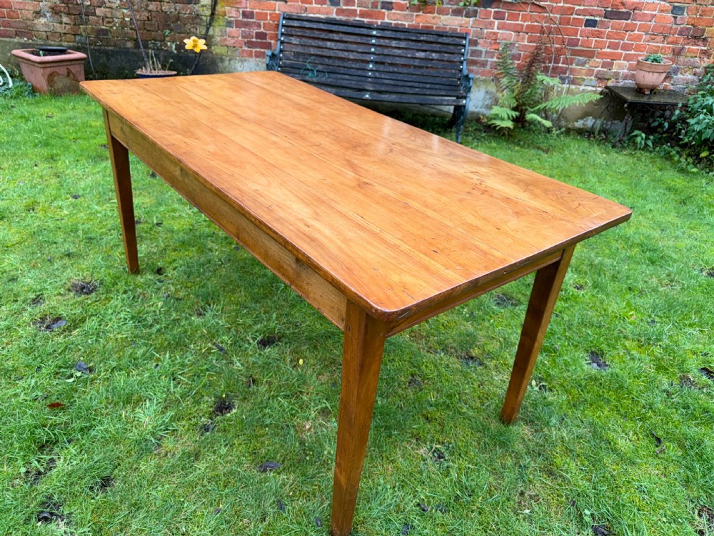 Cherrywood farmhouse table View II