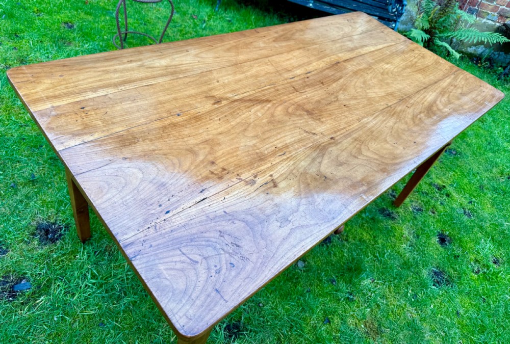 Cherrywood farmhouse table View V