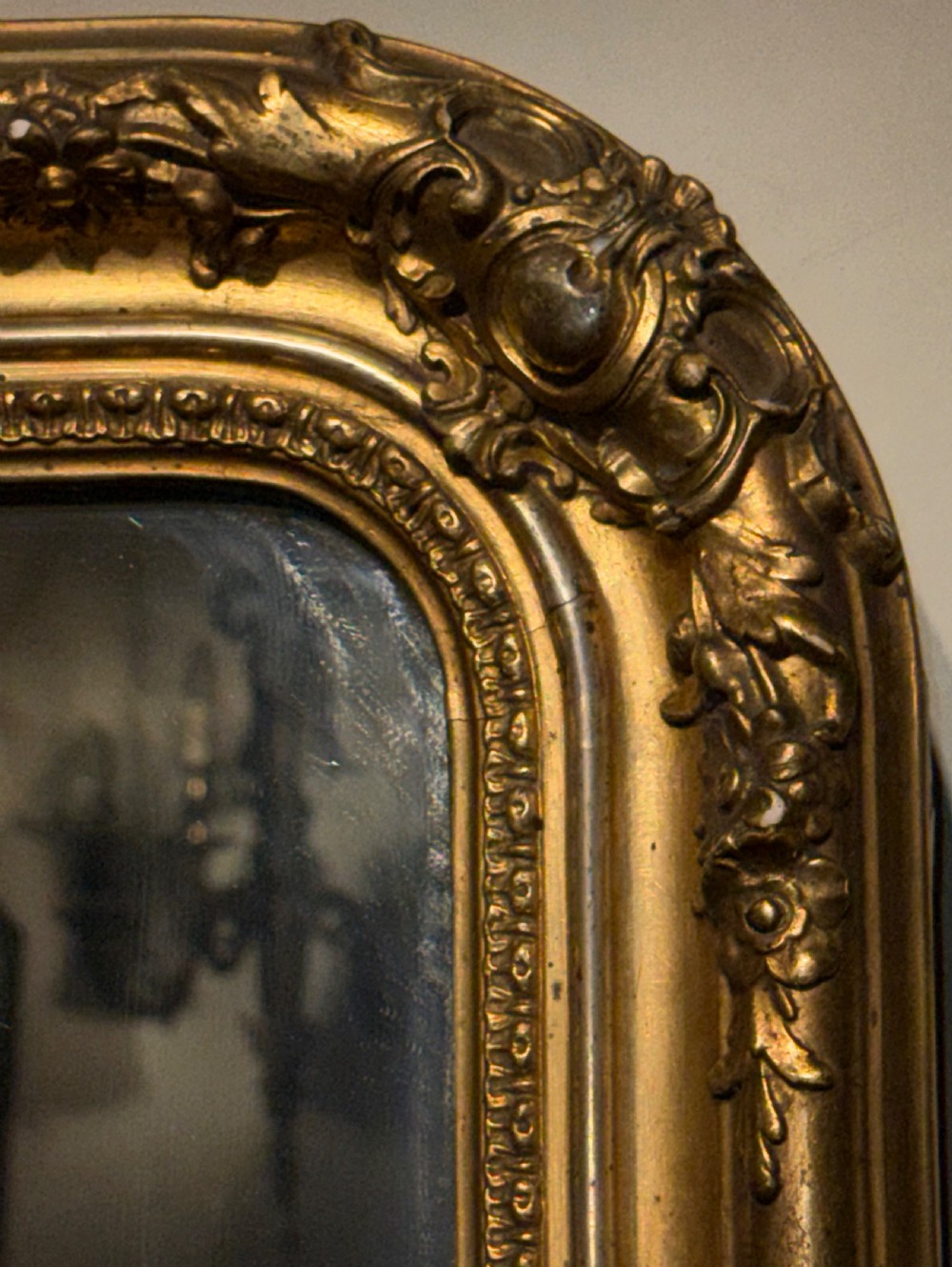 A gilt Louis Philippe mirror  View II