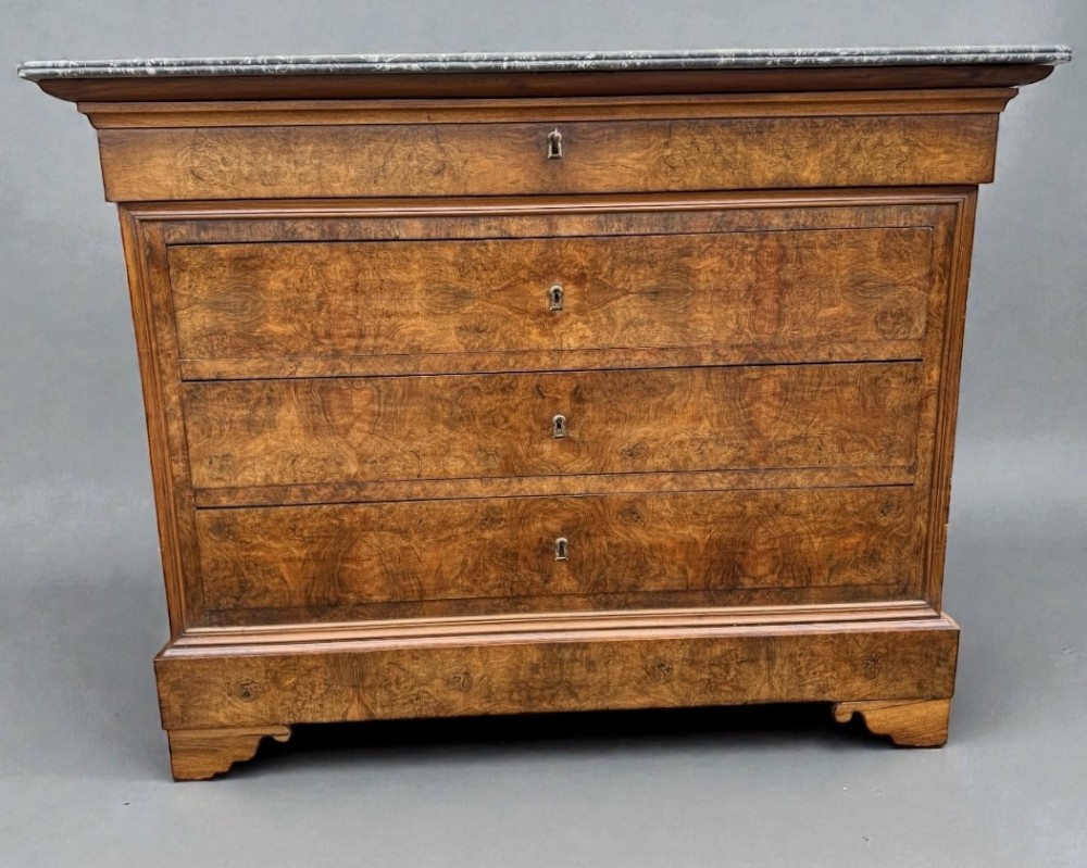 Figured Walnut Louis Philippe Commode