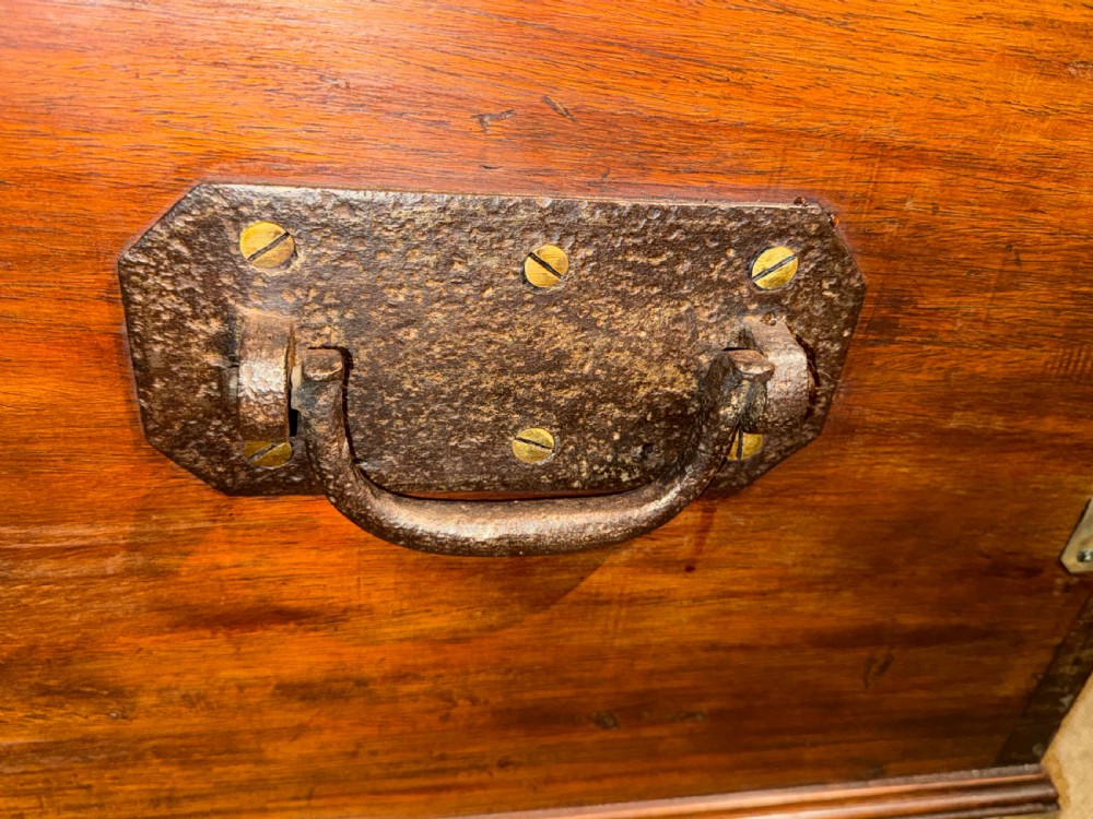 Large brass bound campaign chest  View VII