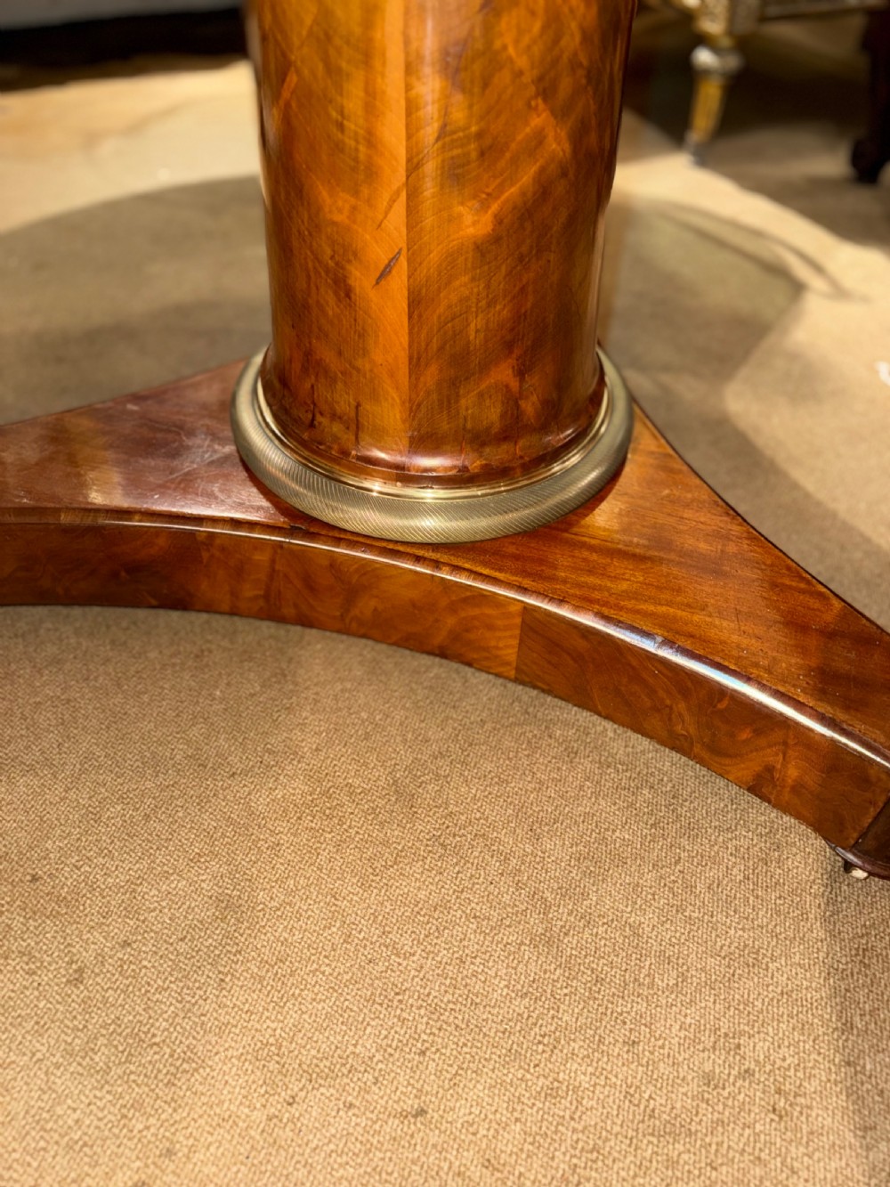 Flame Mahogany centre table or Gueridon  View IV