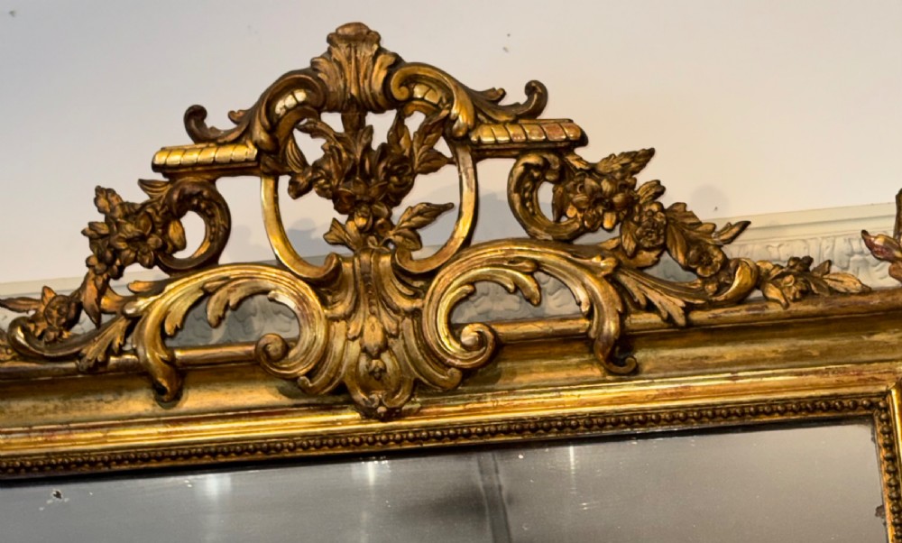 Large 19th Century gilt mirror View IV