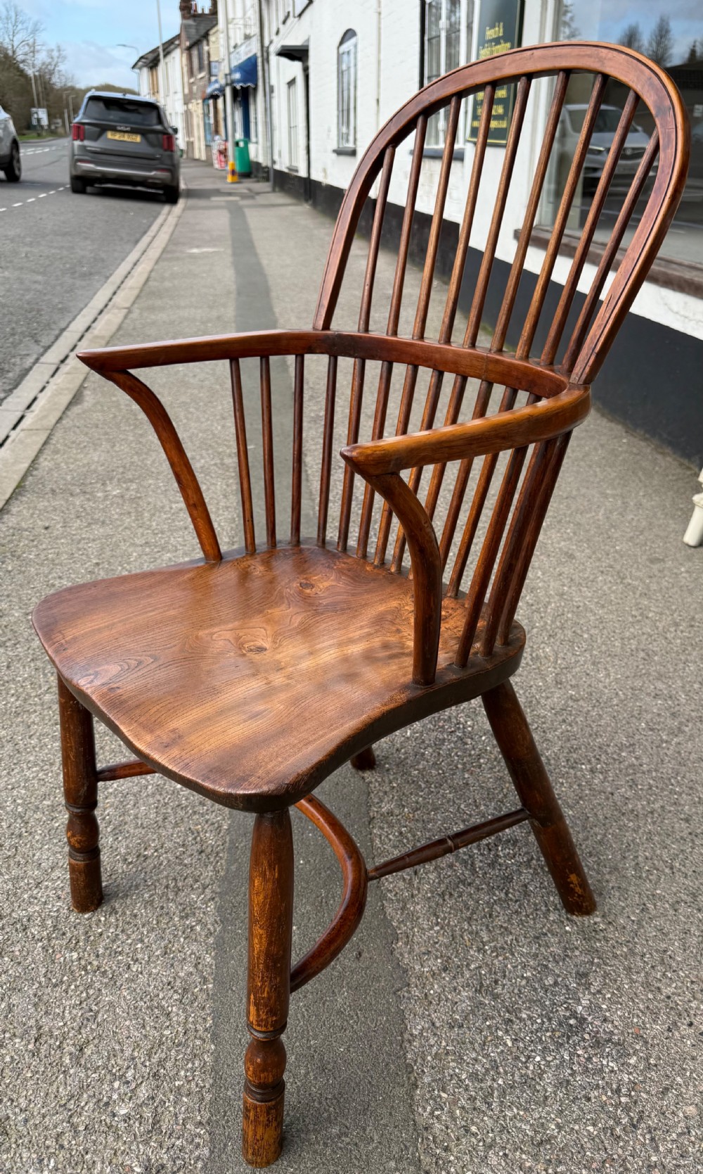 Yew wood Windsor Armchair  View III