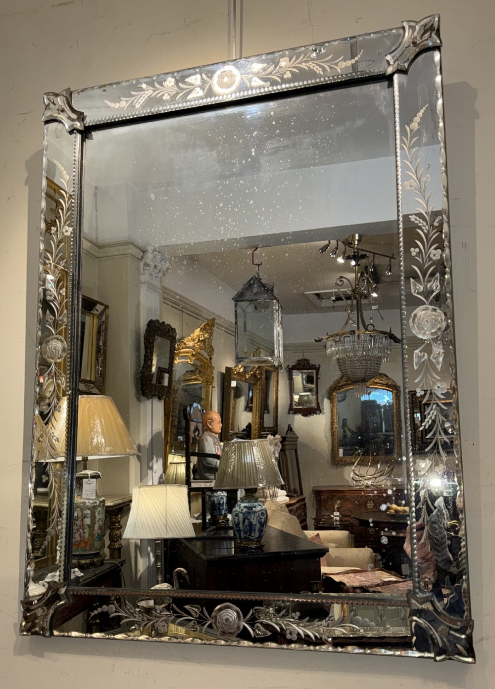 Engraved Venetian mirror  View III