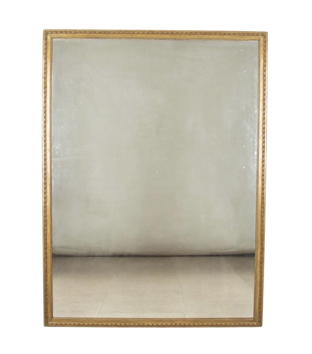 Very Large 19th Century French Gilt Mirror