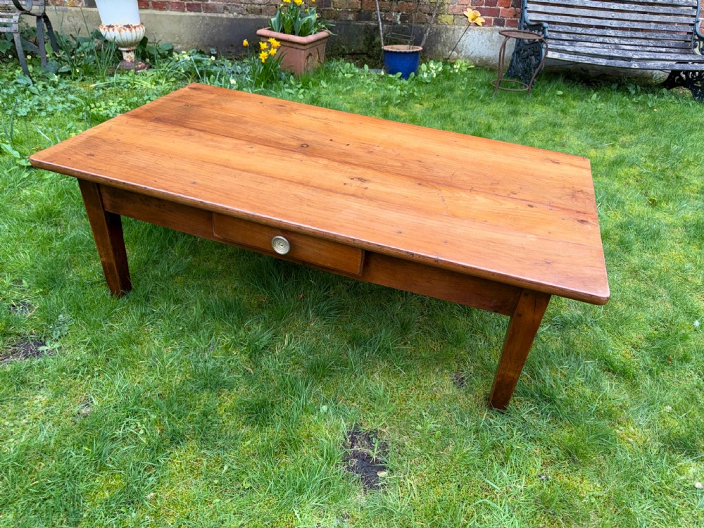 French cherrywood coffee table View VIII
