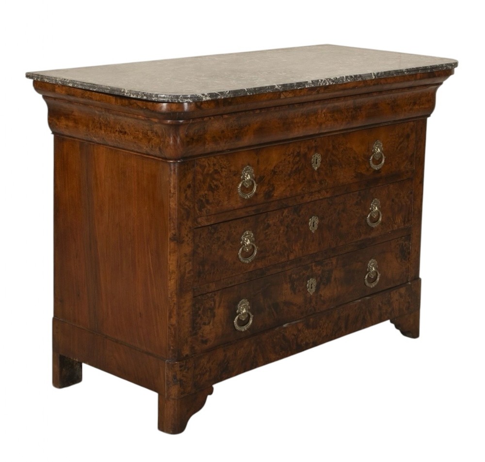 19th Century French Walnut Louis Philippe Commode