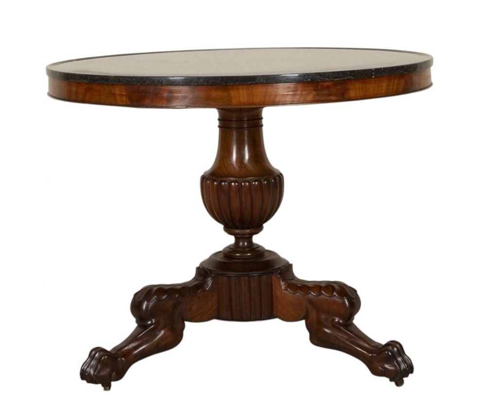 19th Century French Mahogany Louis Philippe Gueridon 