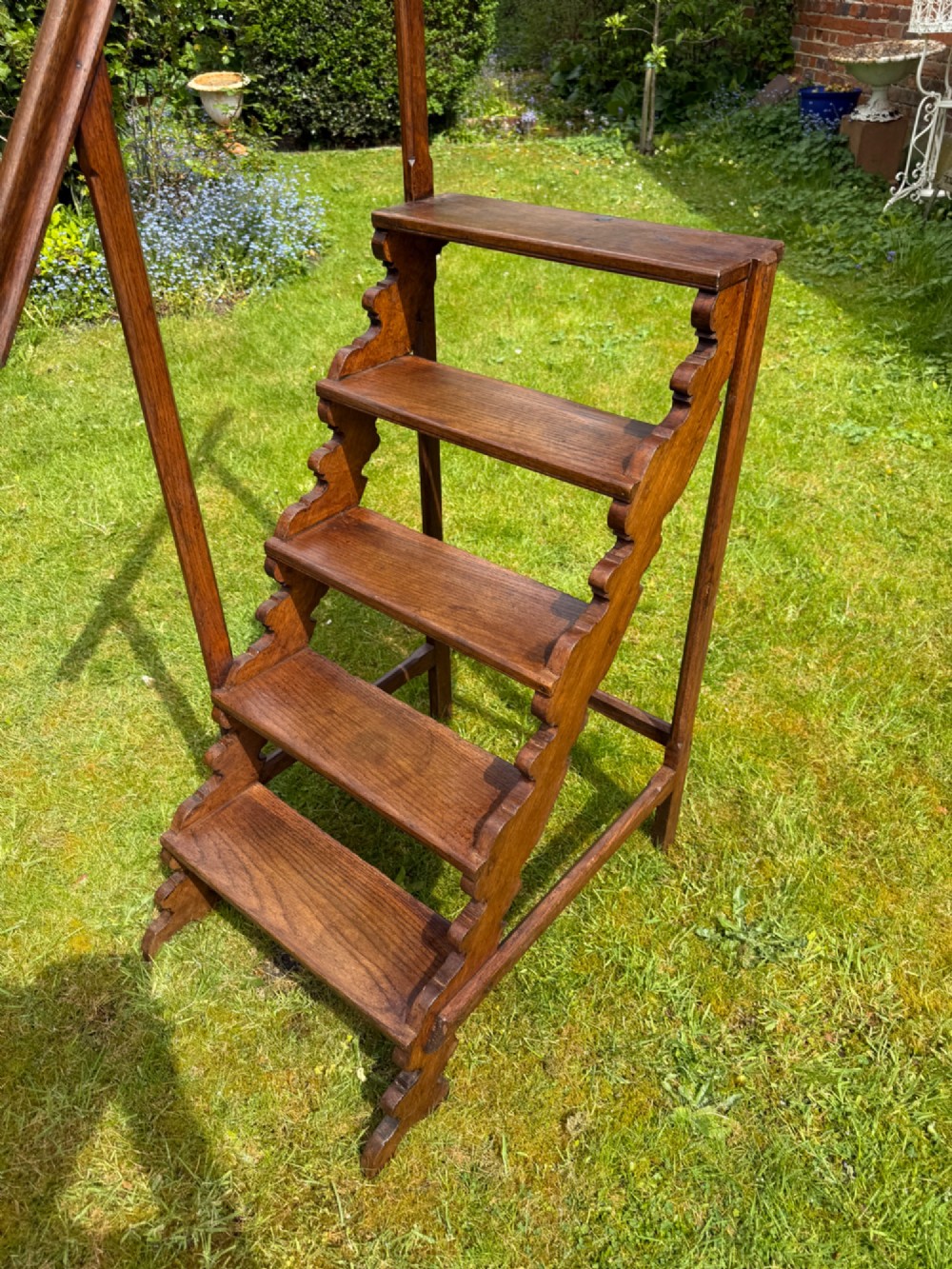 Large 19th Century Library steps View VI