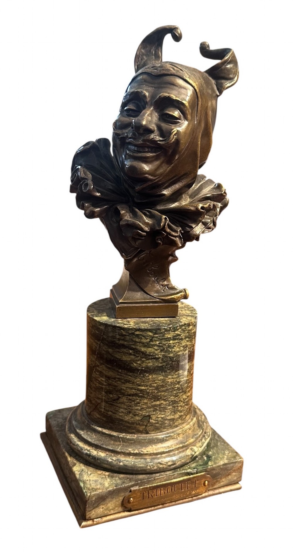 19th Century Bronze Bust of Triboulet by Willems