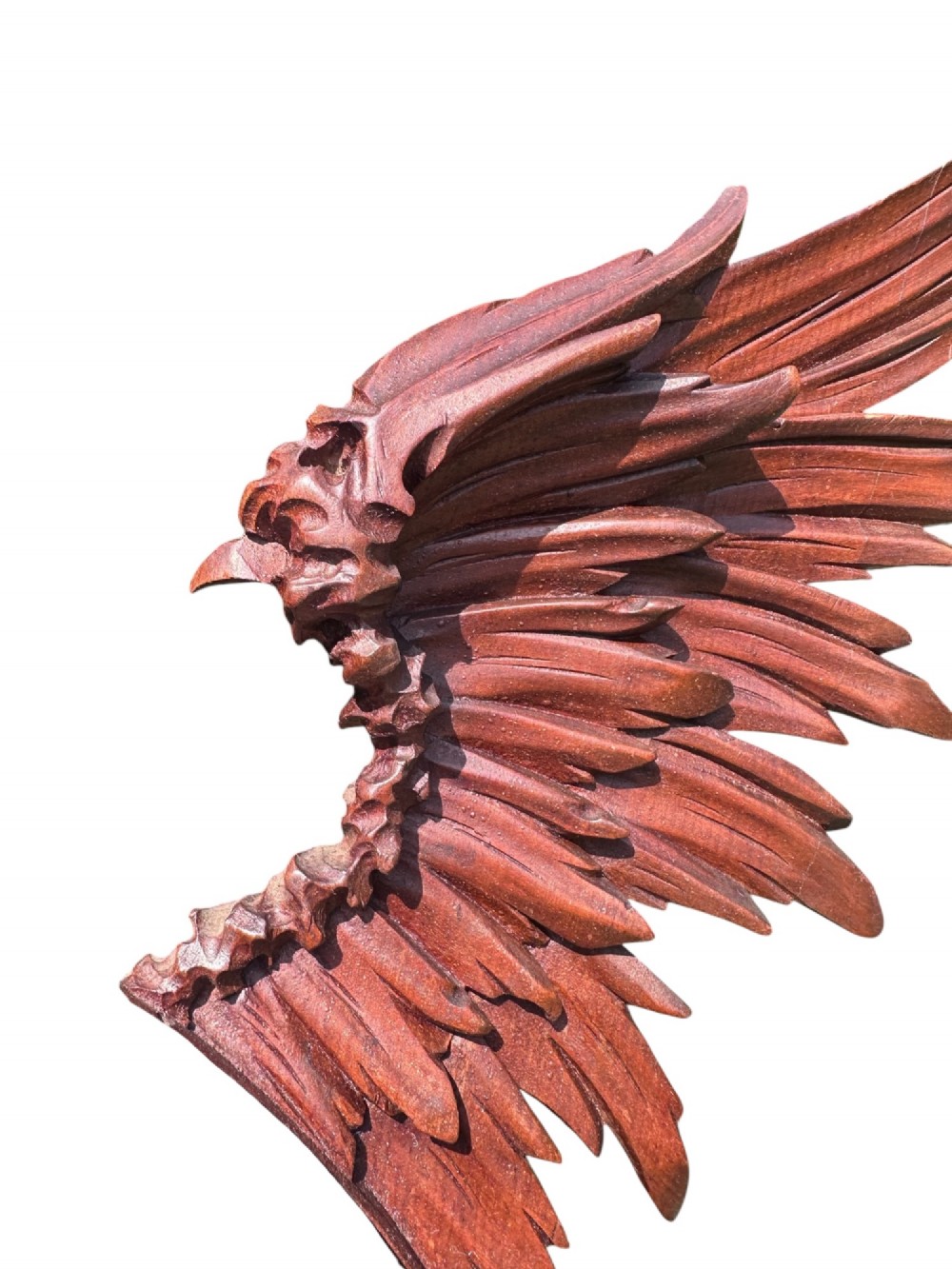 French 19th C Walnut Viardot Style Dragon Mirror View III