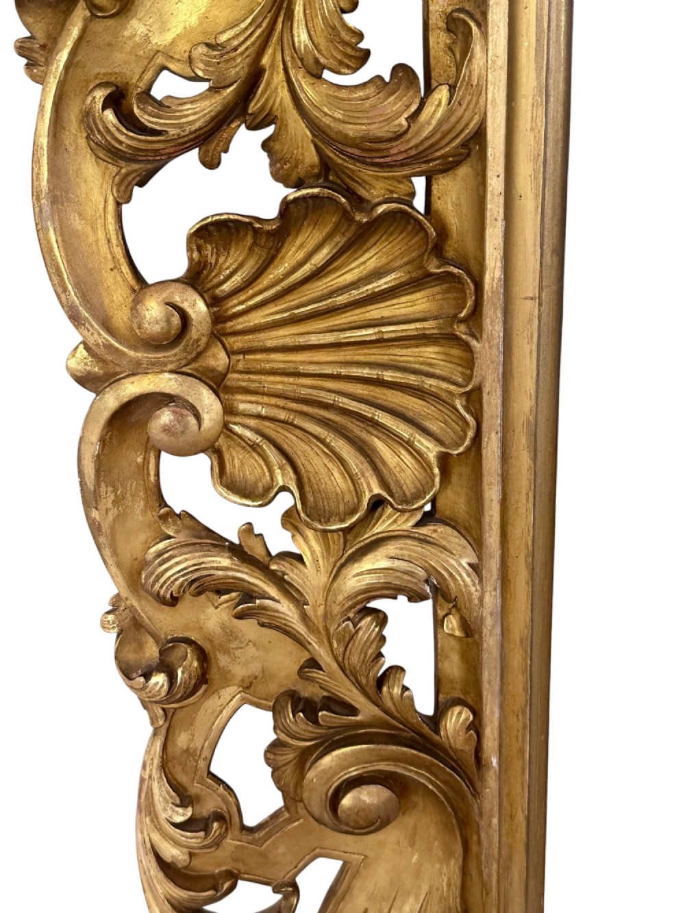 Large 19th C French Carved Parcel Gilt Mirror View III