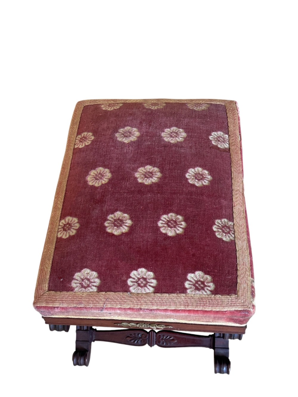 19th Century French Empire X Frame Stool View V