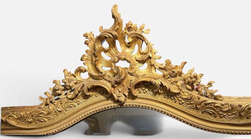 Very large 19th Century gilt mirror View II