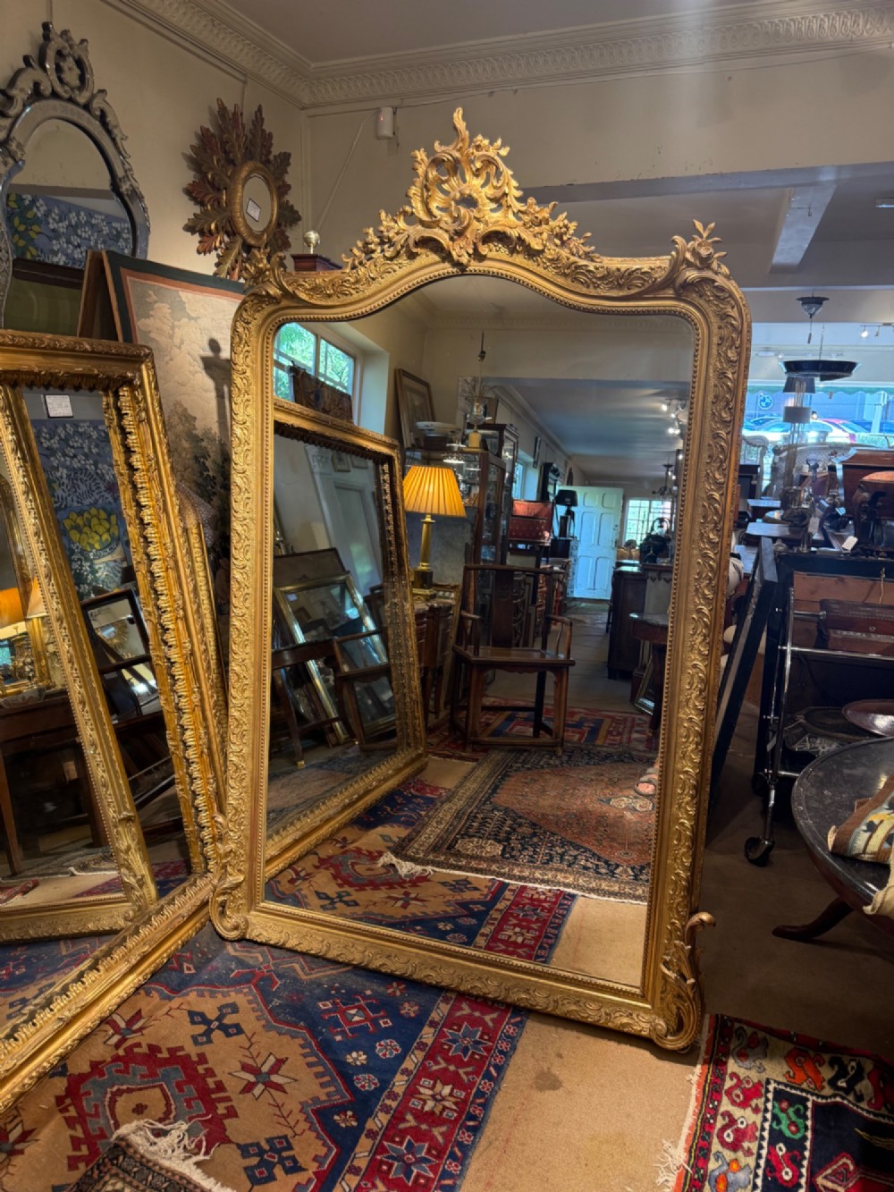 Very large 19th Century gilt mirror View V
