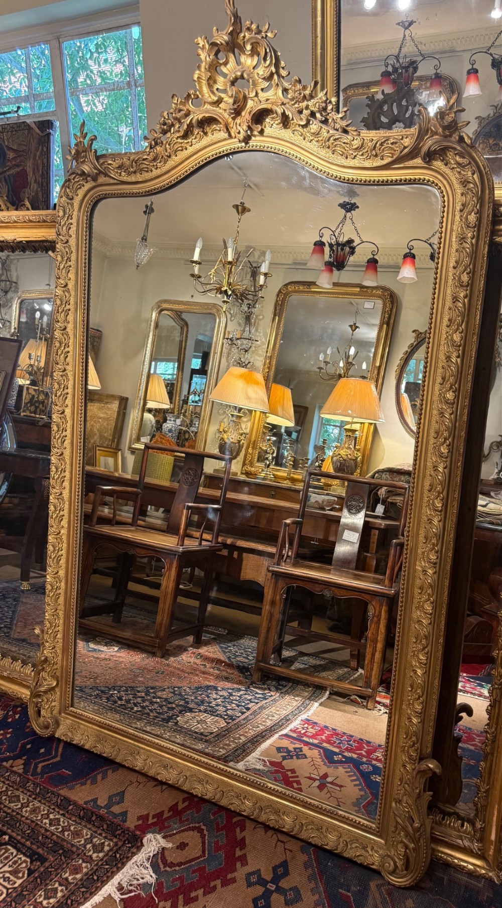 Very large 19th Century gilt mirror View VI