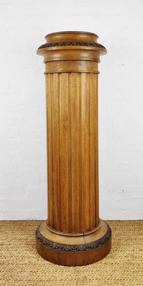 A Late 19th Century Revolving Pedestal.