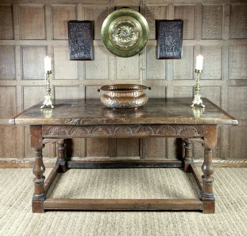 A 17th Century Oak Refectory Table.