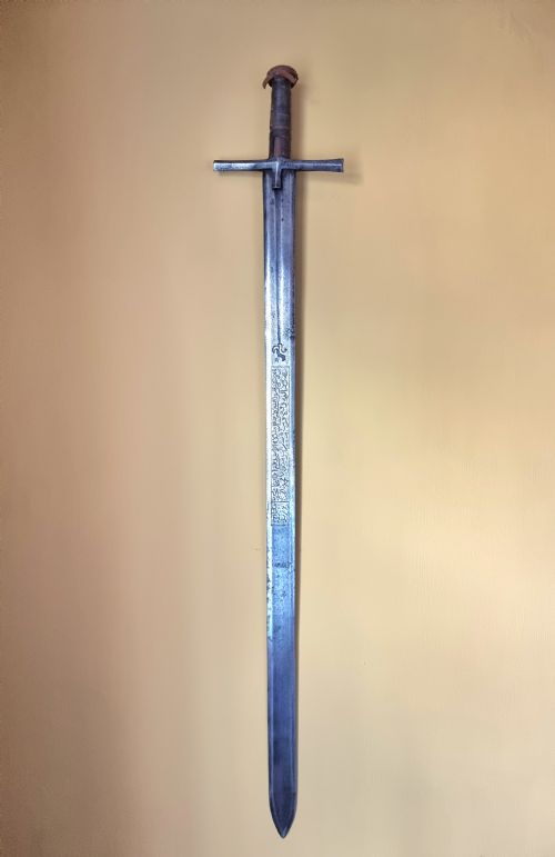 An Unusual Engraved Kaskara Sword.