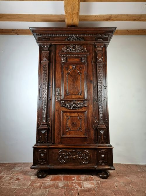 fig 1. An early 18th century Flemish armoire.
