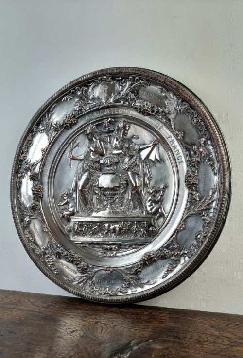 A 19th Century Silver Plated Award by Christofle & Cie.