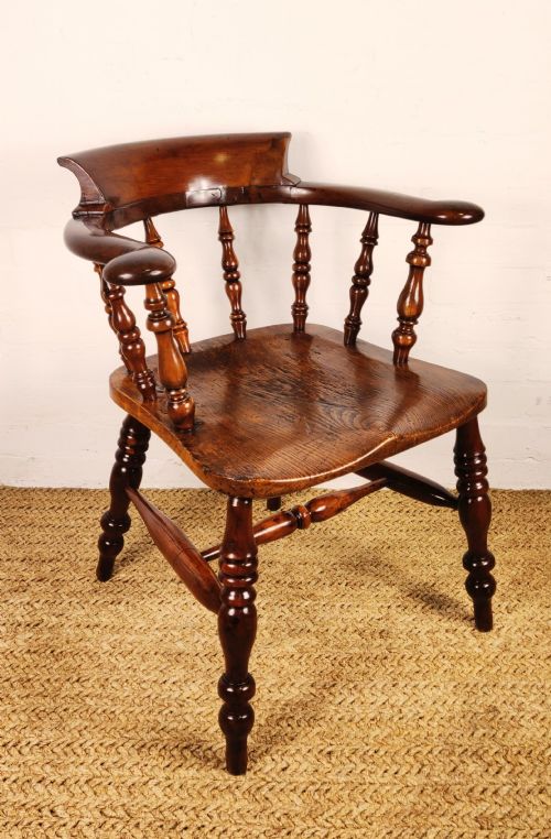 A 19th Century Yew Arm Chair.