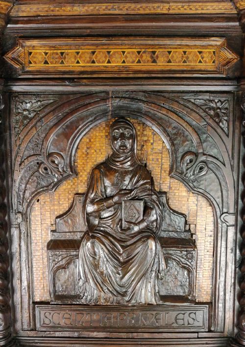 fig 2. A 16th Century Italian Throne Chair.