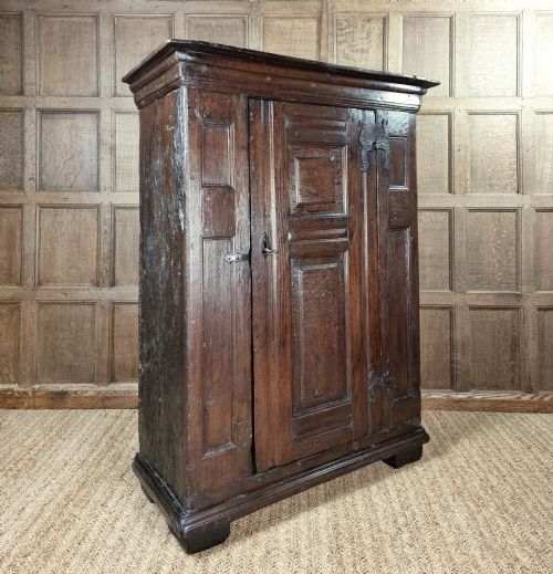 A Small 17th Century German Cupboard.