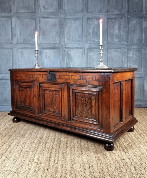 A Late 17th Century Walnut Coffer.