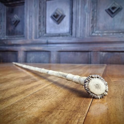 A 19th Century Bone Walking Cane.