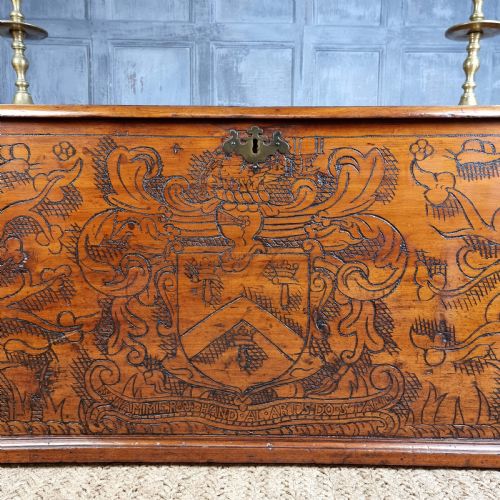 fig 1. A 17th century English guild chest.
