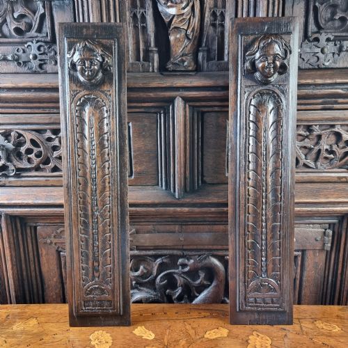 A Pair of 17th Century Panels.